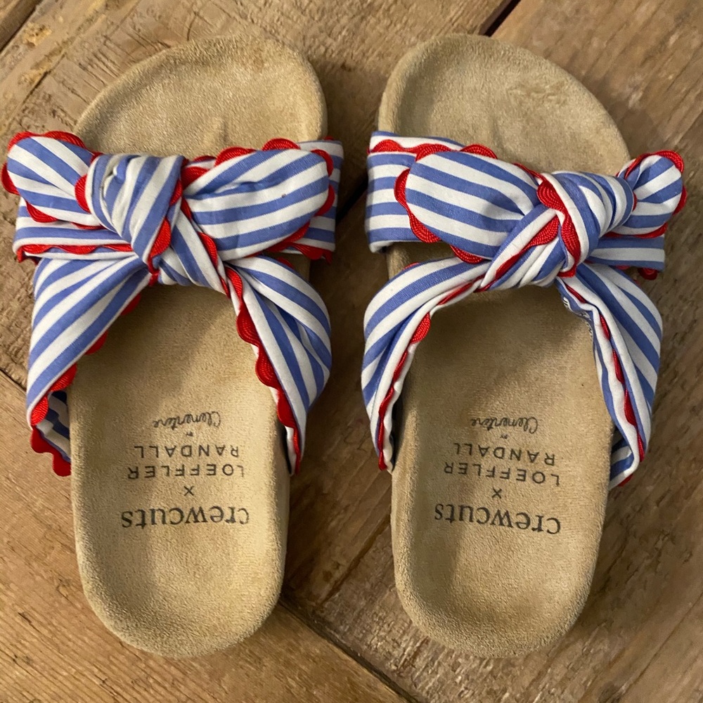 Crewcuts x Loeffler Randall Sandals Sz 8 NWOT